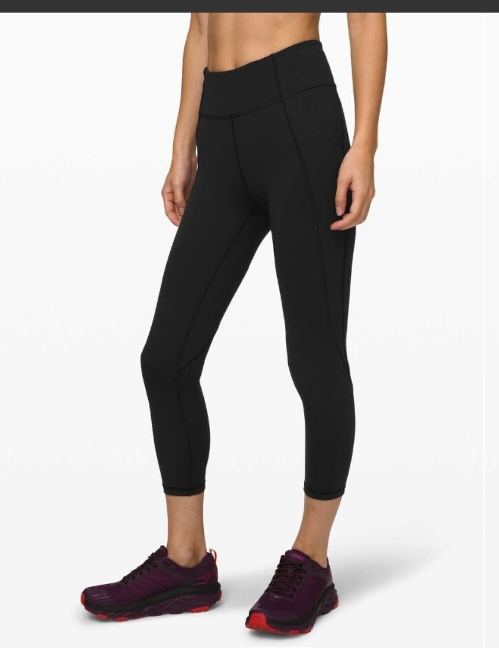 Lululemon Time To Sweat Crop 23" - Black